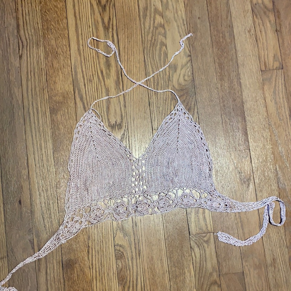 Crochet halter top